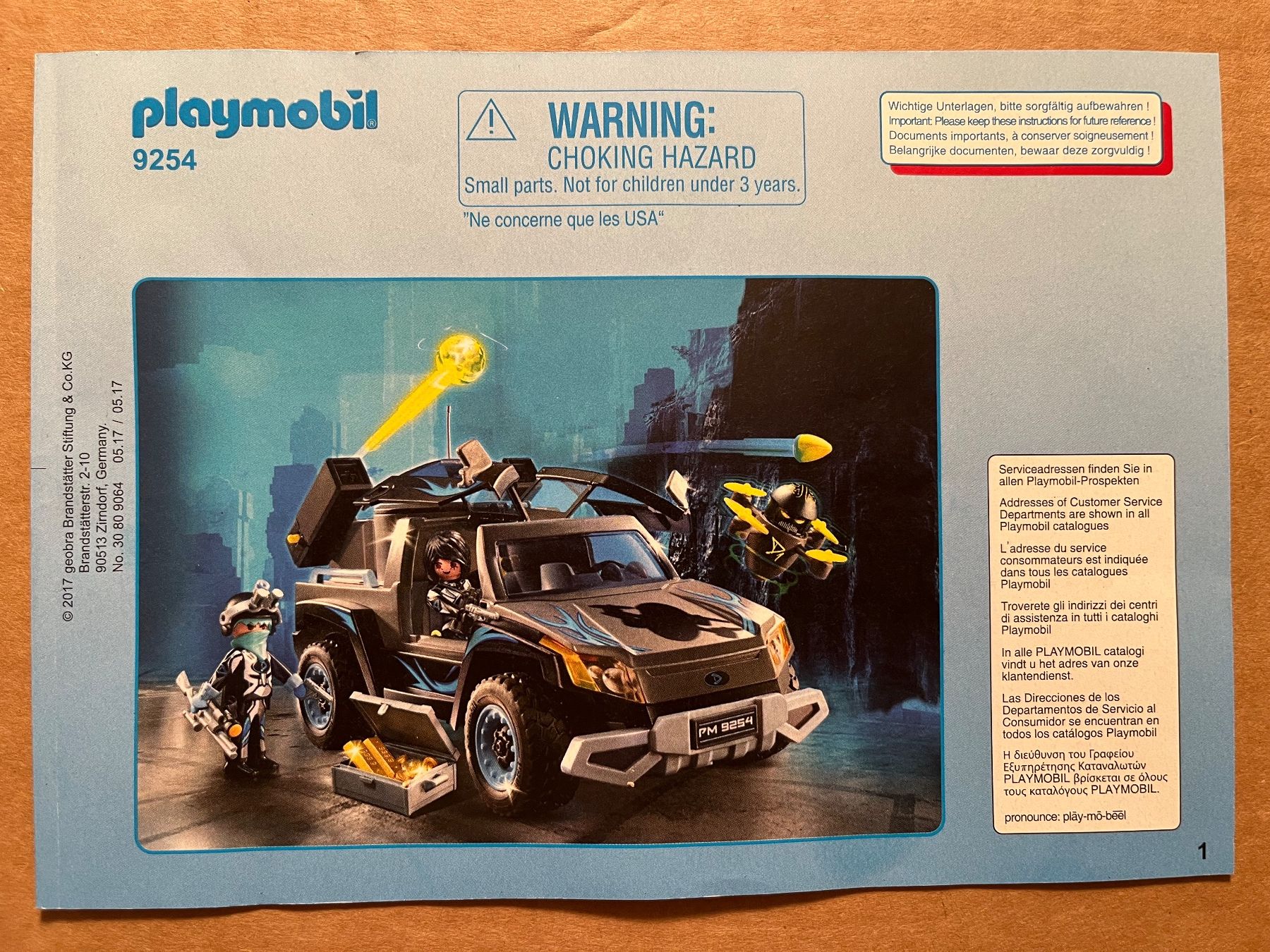 Playmobil Jouets: Playmobil 9254 Agents Dr. Drone Pick-Up – D'occasion à Wangen b. Olten par Bruderfrank 1