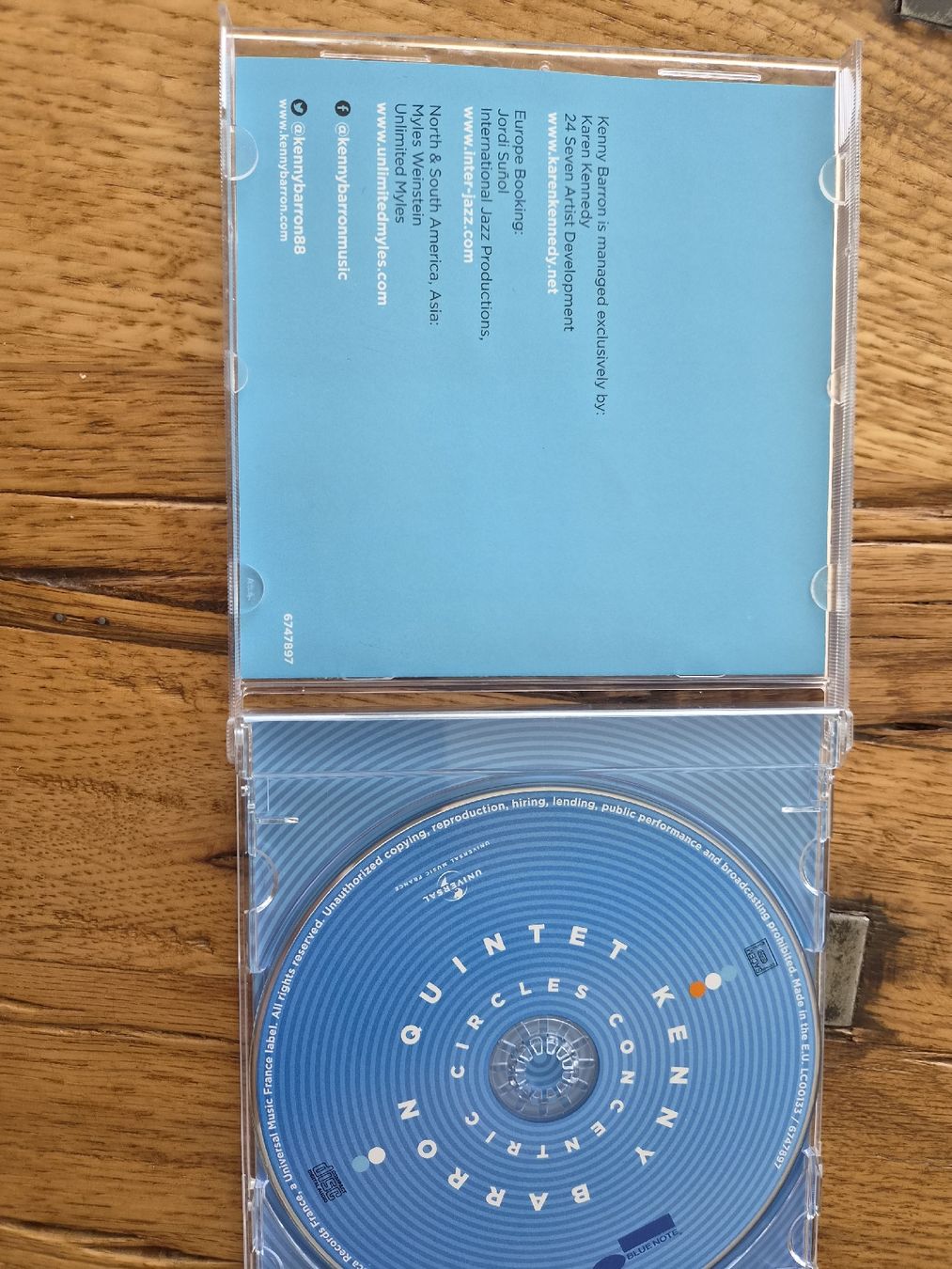CDs: KENNYBARRON QUINTET CONCENTRIC CIRCLES – Neu (gemäss Beschreibung) aus Zofingen von Tinpan 1
