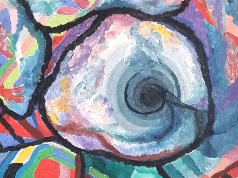 Gemälde: Abstraktes  Kunst Gemälde Acryl auf Leinwand #Bibi# – Gebraucht aus Zürich von Zuerichparis08 3
