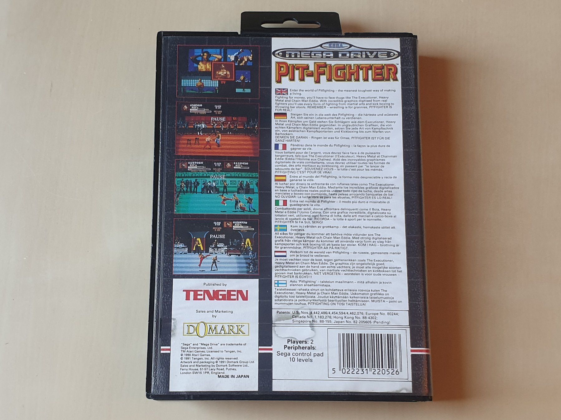 Sega Giochi: Pit Fighter – Usato da Stansstad venduto da collectorsshop 1