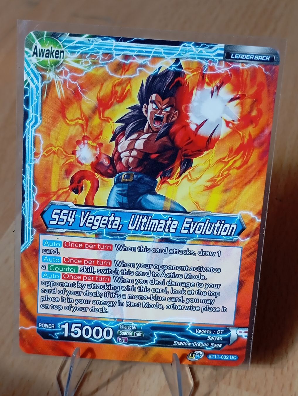 Bandai Carte collezionabili: Dragon Ball SS4 Vegeta BT11-032 UC – Nuovo (secondo la descrizione) da Bern venduto da ReenDeals