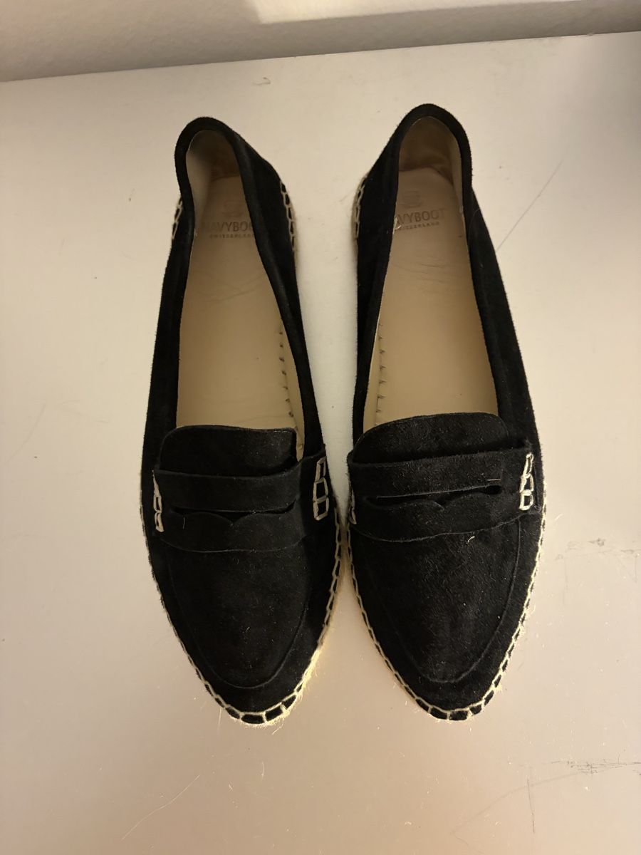 Navyboot Scarpe da donna: Navyboot Leder Espadrilles Loafers, Grösse 39 – Nuovo (secondo la descrizione) da Luzern venduto da THINGS-11 1
