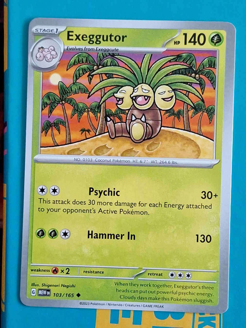 Pokémon Carte collezionabili: Exeggutor - Pokemon Mew 151 Englisch – Usato da Altstätten SG venduto da GGsGameshop