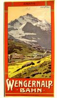 1908, Prospekt & FahrPlan der WENGERNALPBAHN