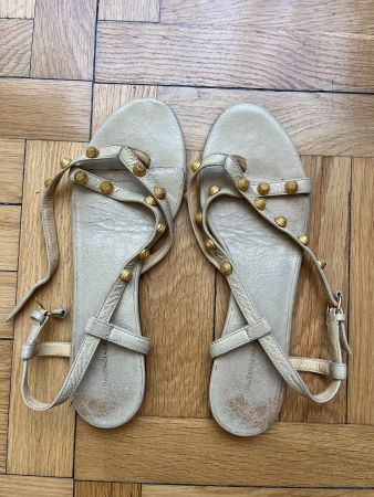 Beige sandals Balenciaga size 38