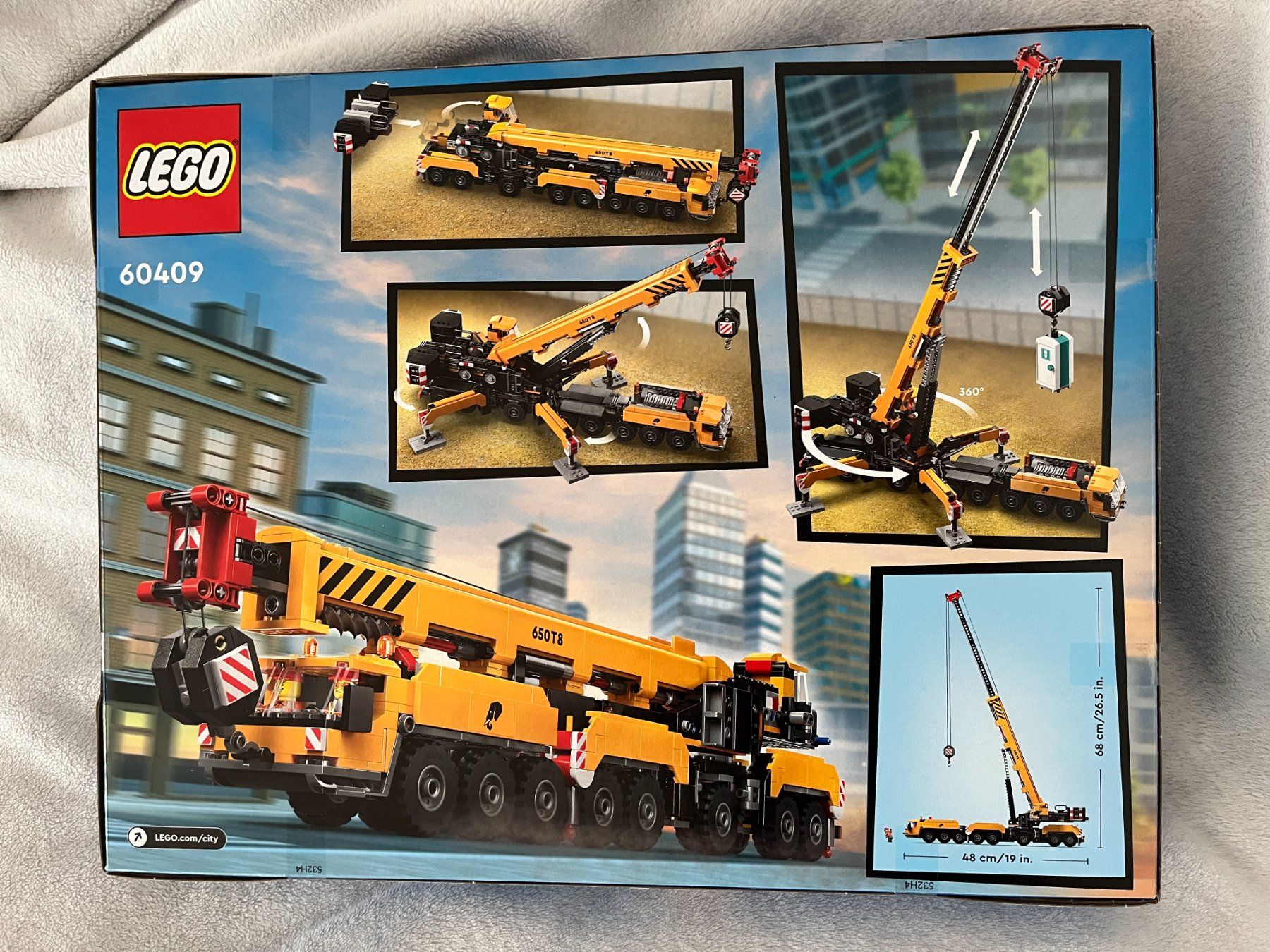 Lego Kit di costruzioni: LEGO City 60409 Mobile Construction Crane Mobiler Baukran – Nuovo e nell'imballaggio originale da Buochs venduto da Techtelmechtel 1