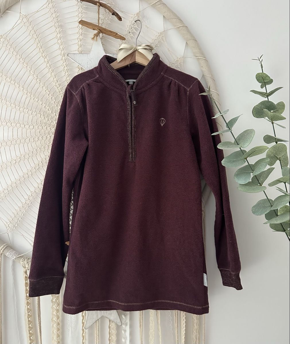 Pomp de Lux Maglioni & Felpe: Bordeauxfarbener Fleece-Pulli POMP DE LUX 134/140 – Usato da Obfelden venduto da dafae 2