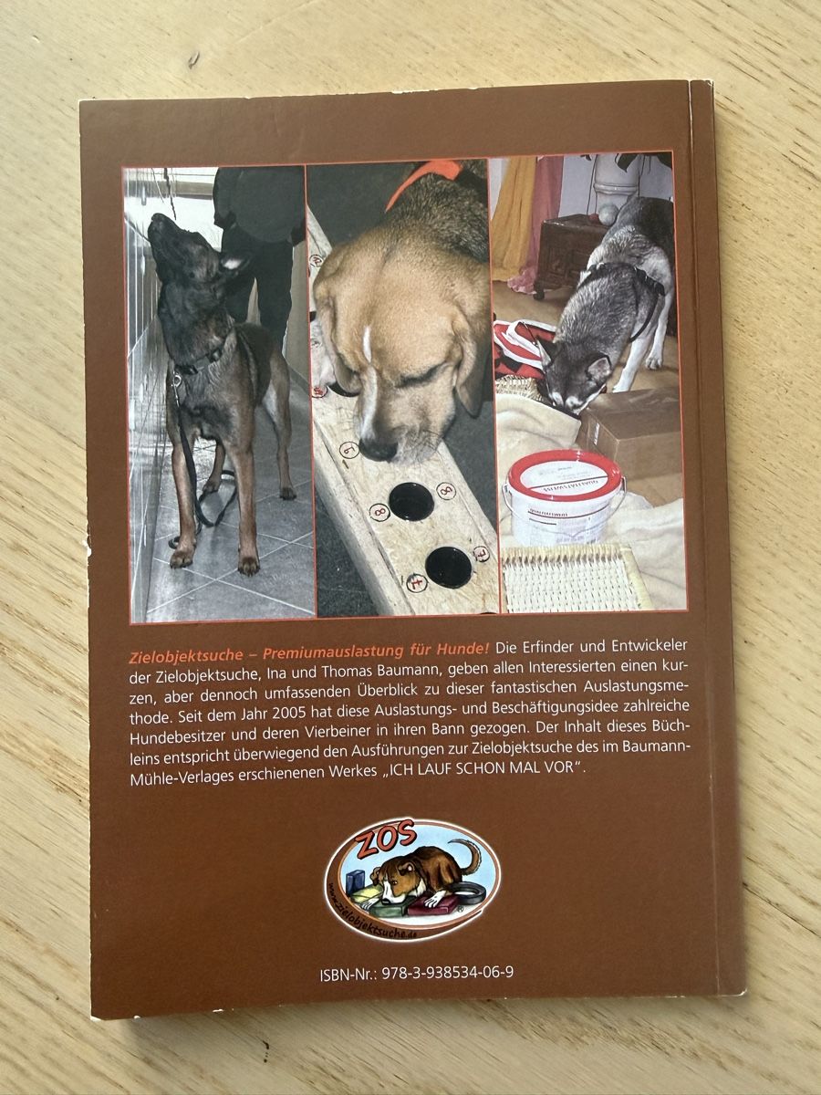 Bücher: Zielobjektsuche (ZOS) - Hunde Training Buch – Gebraucht aus Buch am Irchel von Sweetharth 1