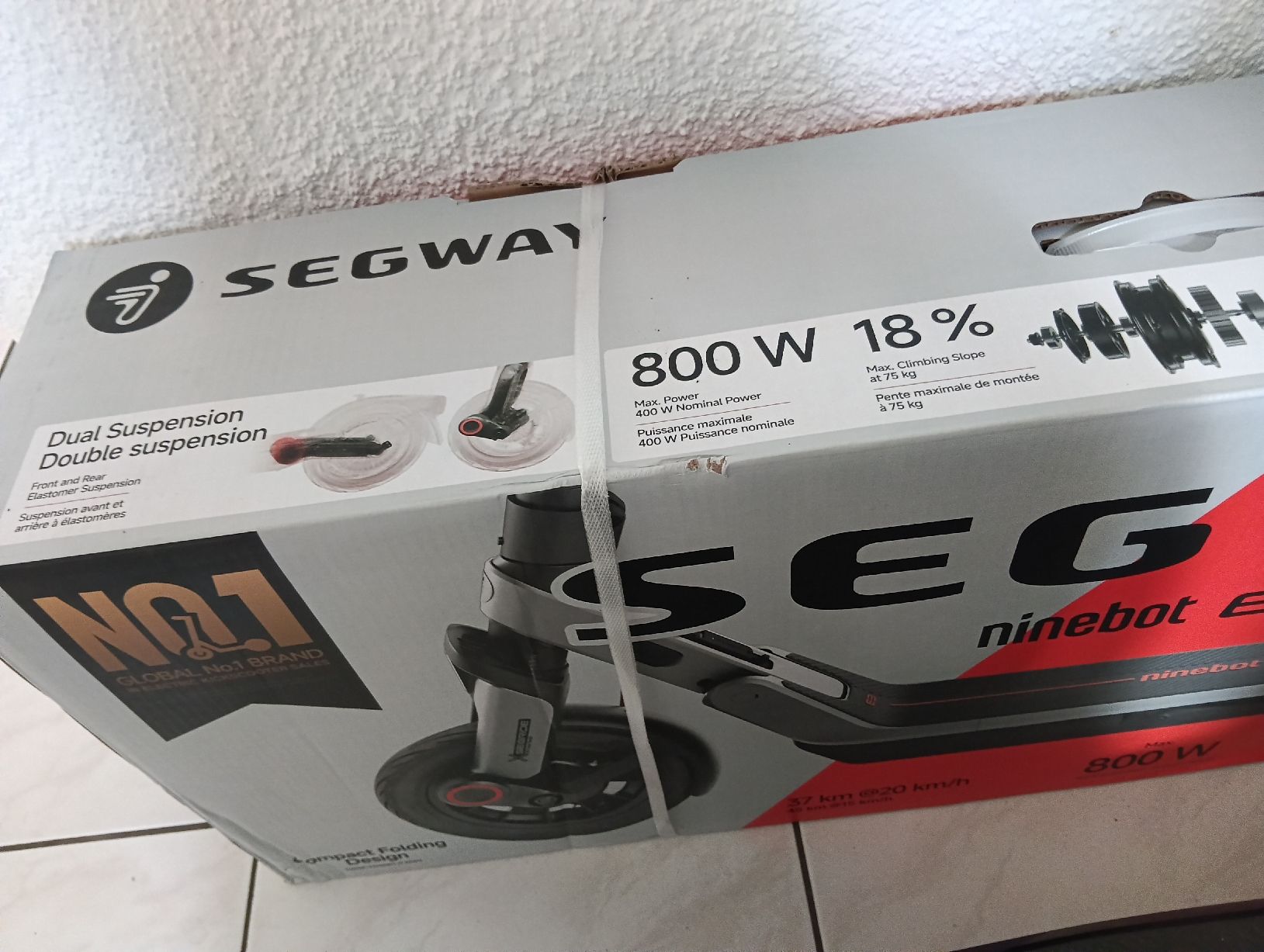 Segway Kickboard: used Segway E2 Pro + new Segway E3 D  black / gray – Neu und originalverpackt aus Zürich von TBG021 5