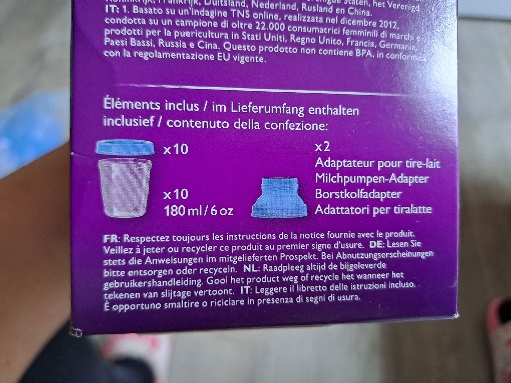 Avent Baby-Mahlzeiten: Philips Avent Aufbewahrungsbecher Set – Neu und originalverpackt aus Rickenbach LU von bishiida 2
