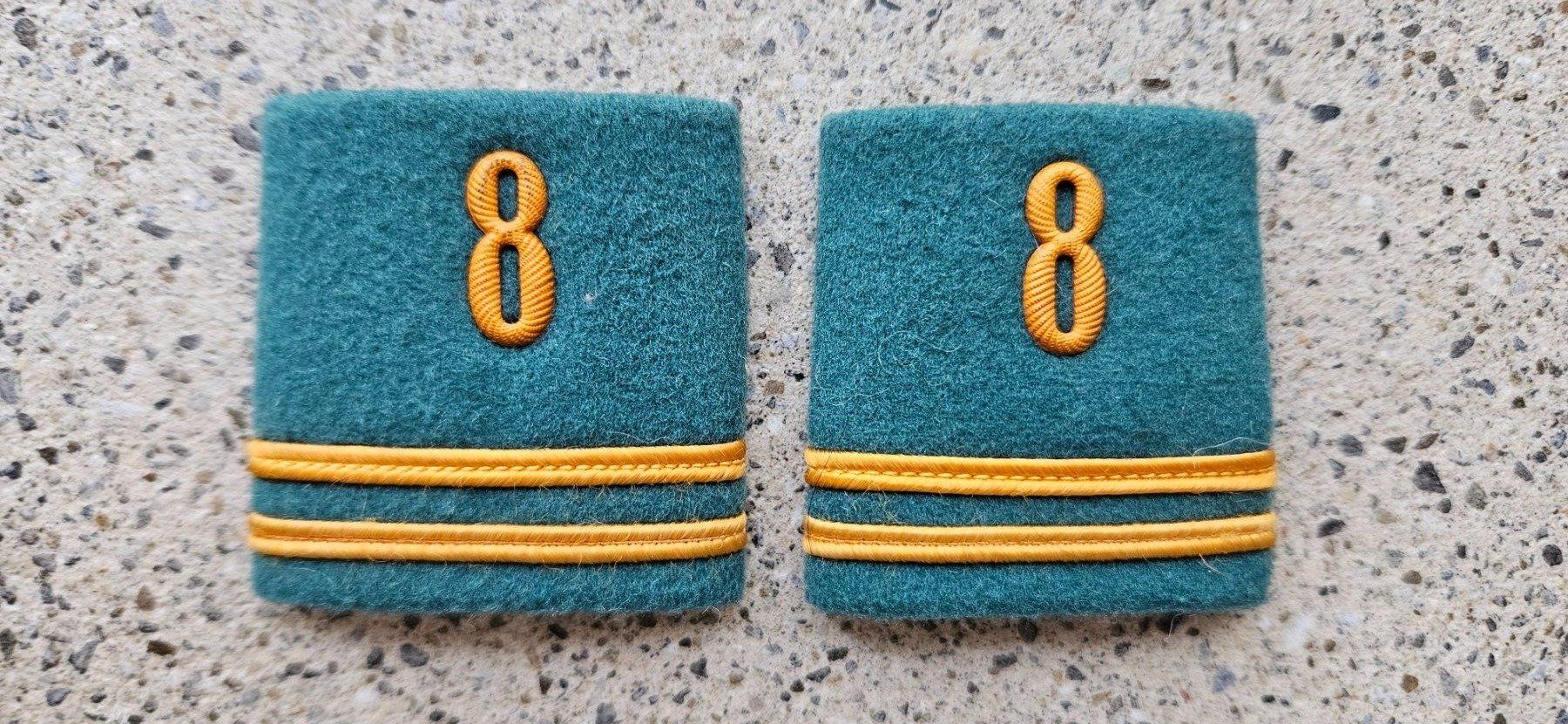 Schweizer Armee Placchette & Badge: *** Patten /Schulterschlaufen mit Nummer *** – Usato da Riedholz venduto da fr_sIruP