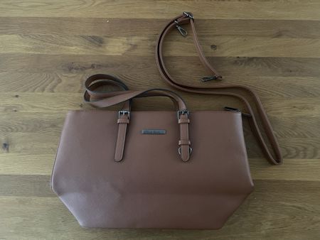 Bruno Banani Handtasche braun echt Leder