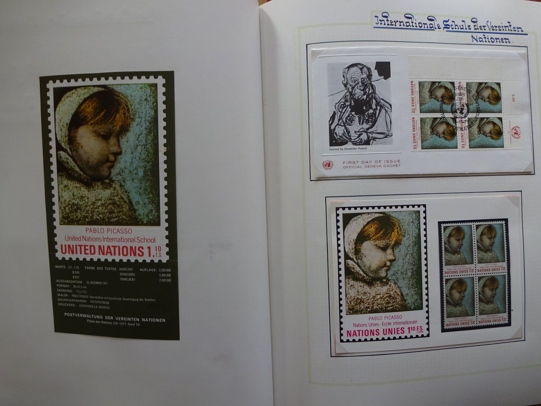 Alle Briefmarken: Vereinte Nationen 1969 - 1978 – Gebraucht aus Goldach von armando_r 6
