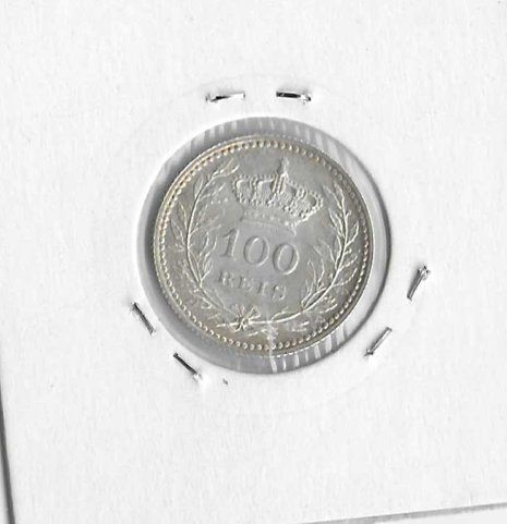 Alle Münzen: 100 reis 1910 D.Manuel II en argent – Gebraucht aus Montreux von altoby 1
