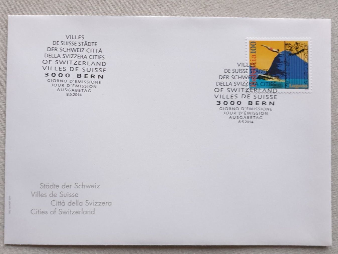 Alle Briefmarken: (665) «Städte der Schweiz III» mit ET – Gebraucht aus Schwarzhäusern von Inot3 6
