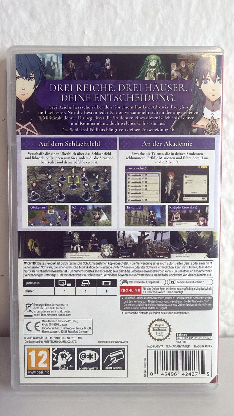 Spiele: Nintendo Switch Fire Emblem Three Houses  – Gebraucht aus Ehrendingen von lax21 1
