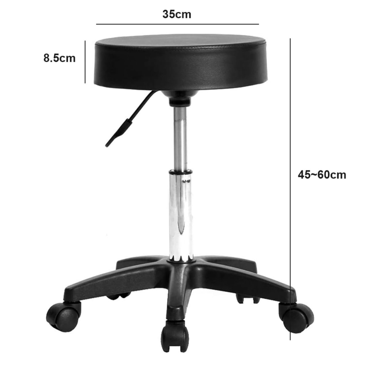 Sgabelli: Rollhocker Arbeitshocker Hocker Drehhocker Kosmetikhocker – Nuovo e nell'imballaggio originale da Bülach venduto da StoreInShop.com 8