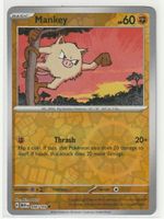 Pokémon 2023 Mankey (056/165) SV Mew 151 Reverse Holo