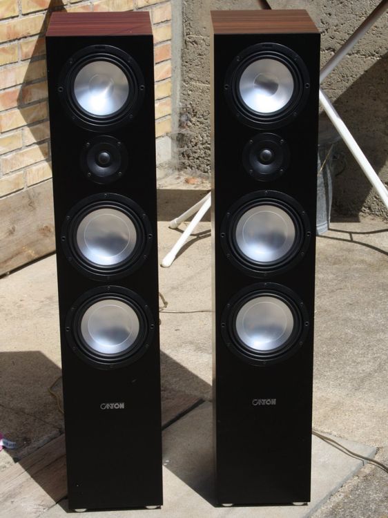 Canton GLE 496 3-Wege Bass Reflex Standlautsprecher - 150W RMS In Weiß