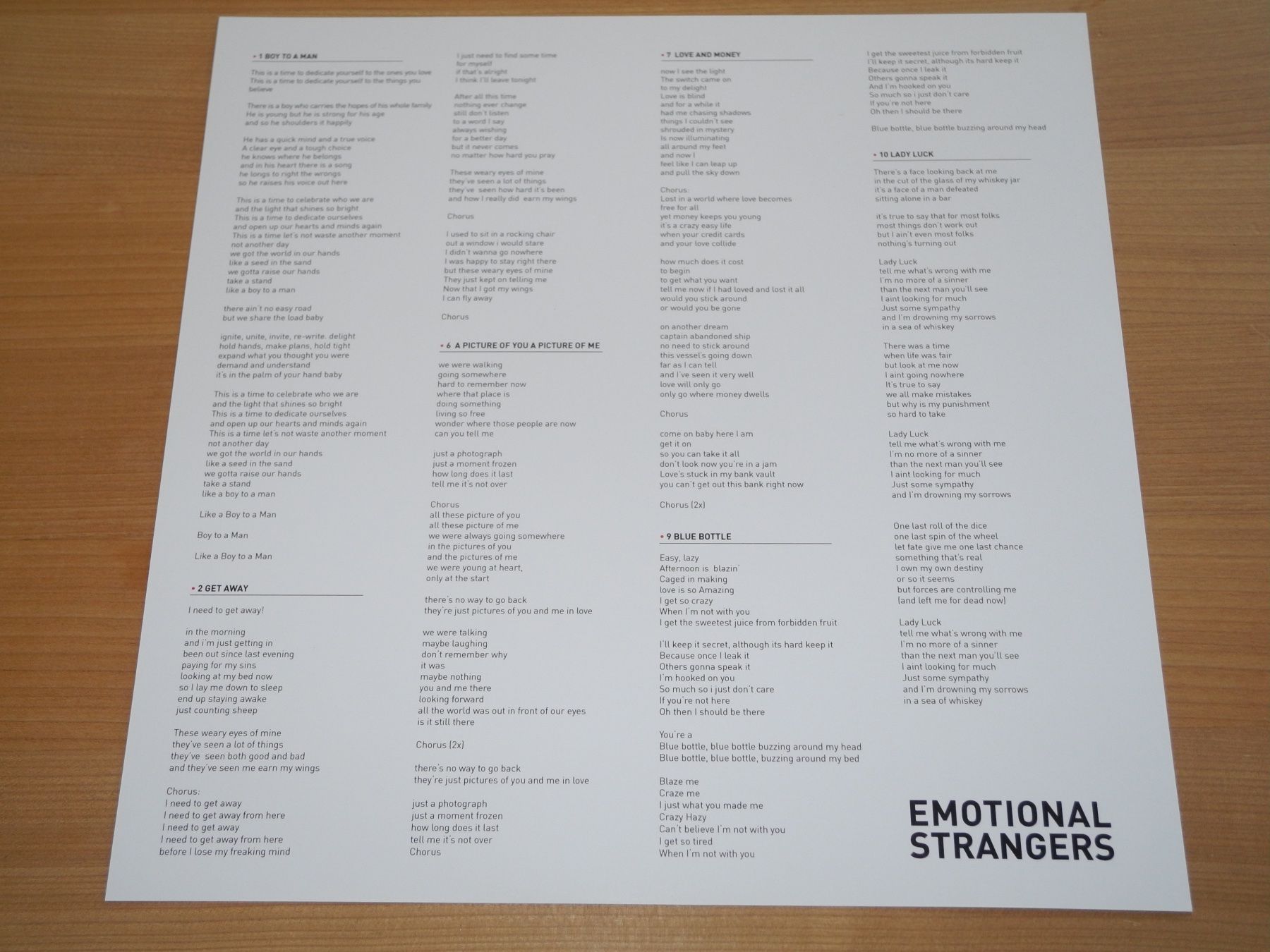 Dischi in vinile: EMOTIONAL STRANGERS: ES - B&W - AUDIOPHILE – Nuovo (secondo la descrizione) da Fahrwangen venduto da Swirl2 5