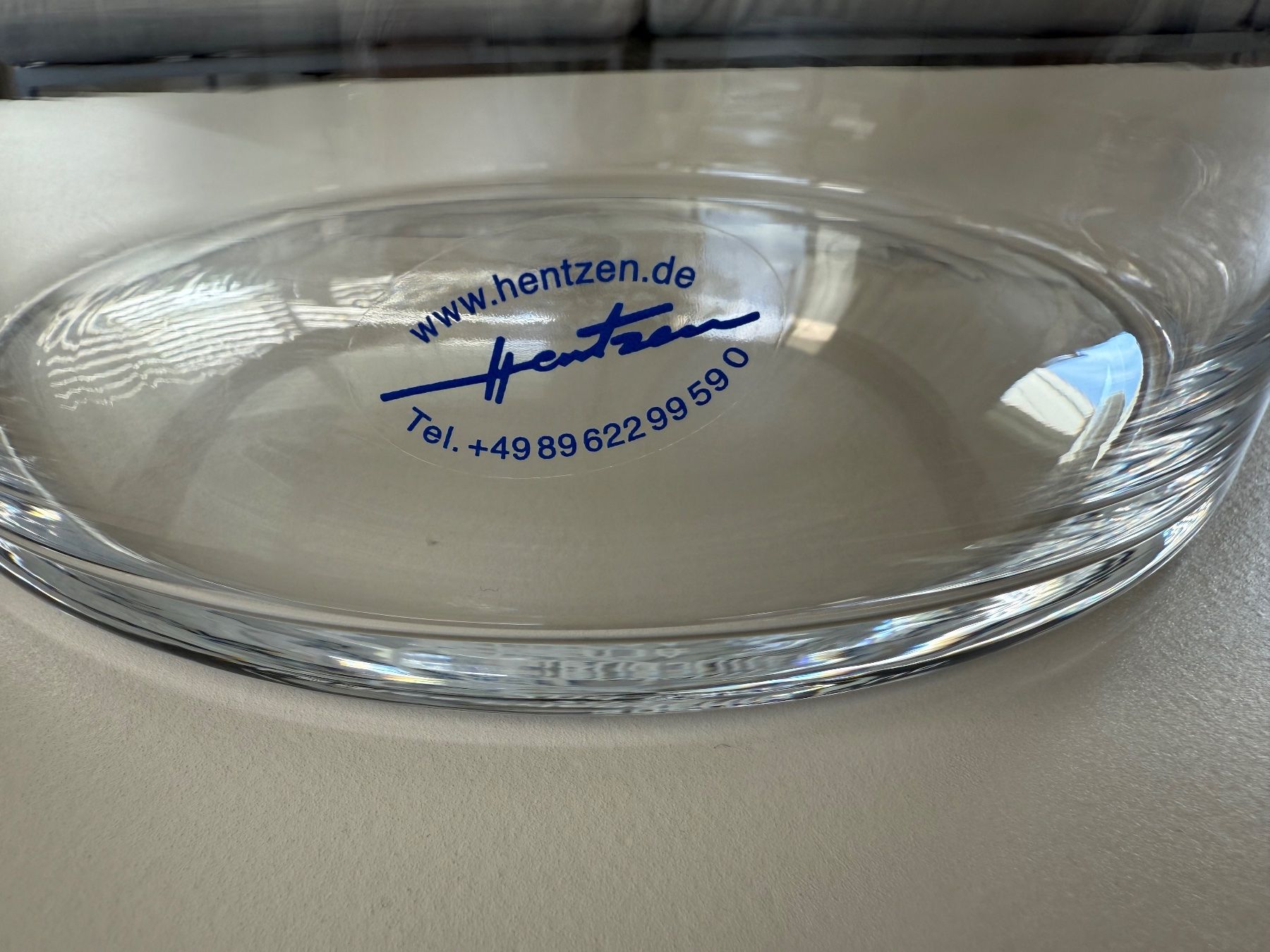 Ciotole: Elegante Glasschale mit Silberrand, NEU – Nuovo (secondo la descrizione) da Zollikon venduto da dorean 4