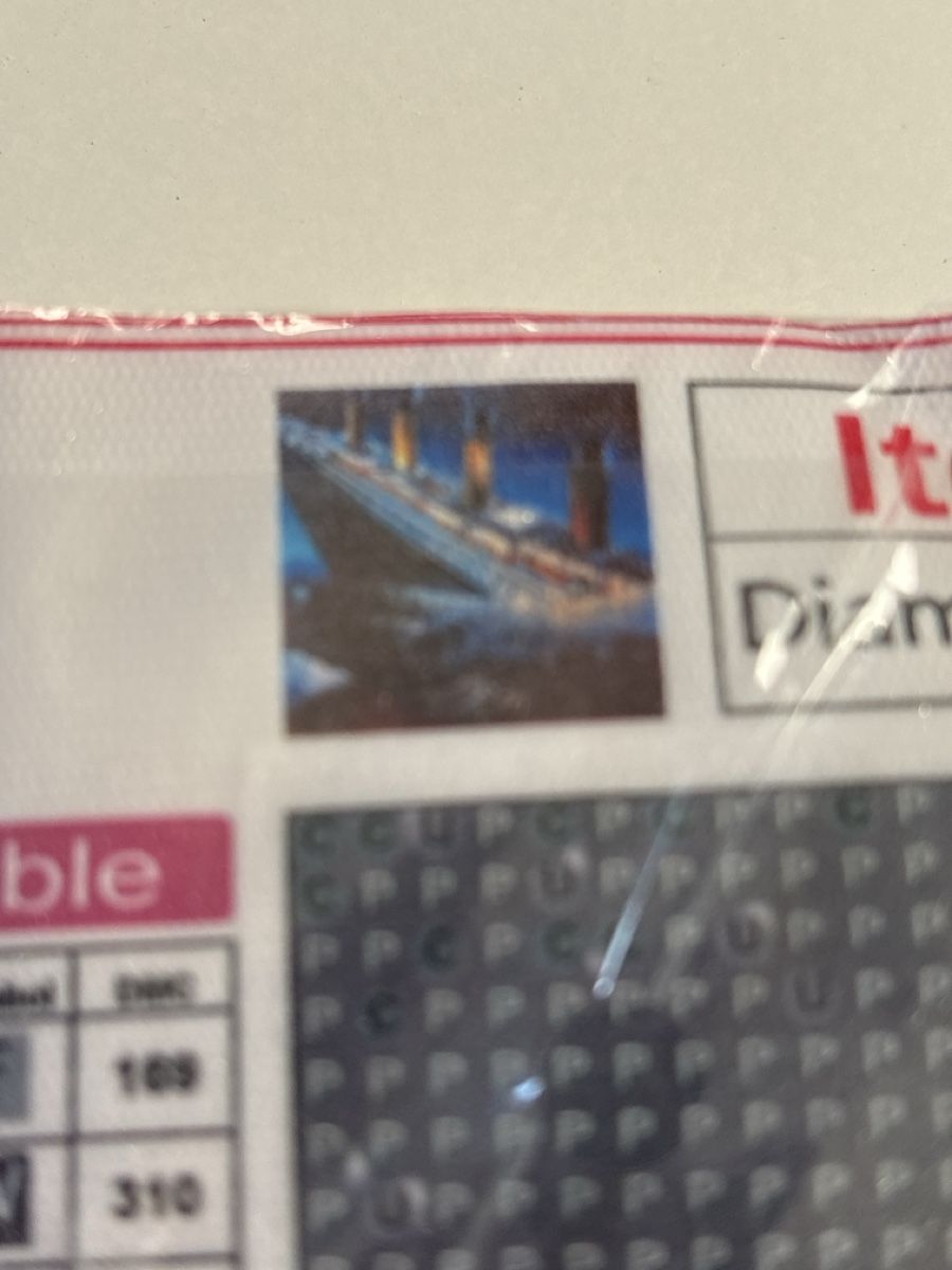 Kit bricolage: Titanic / Diamond Paiting – Nuovo e nell'imballaggio originale da Amriswil venduto da SCHLOSSGEISTLI