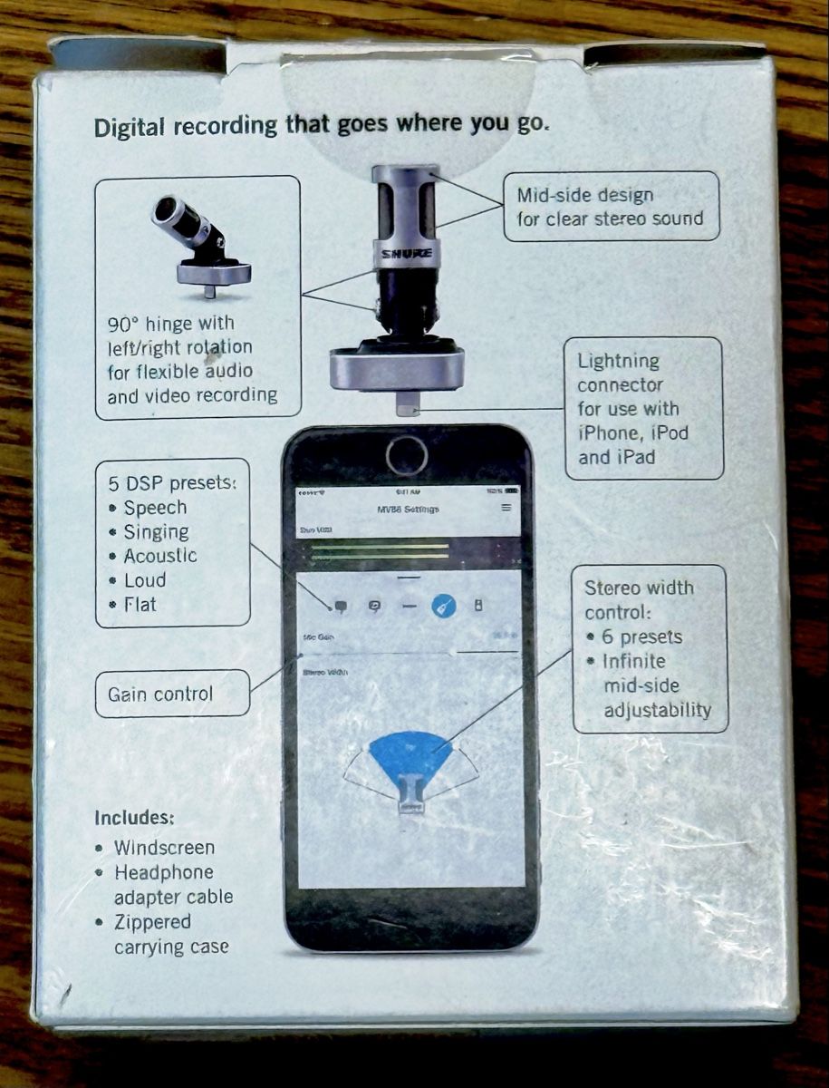 Shure Mikrofone: Mikrofon Shure MV88 für iPhone  – Gebraucht aus Thürnen von leinibeini 3