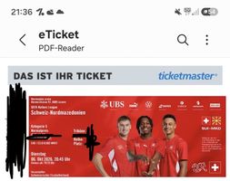 2 Tickets Schweiz gegen Nordmazedonien 06.10.2026 neu