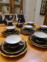 Reichenbach Kobalt - Gold Kaffee - Teeservice