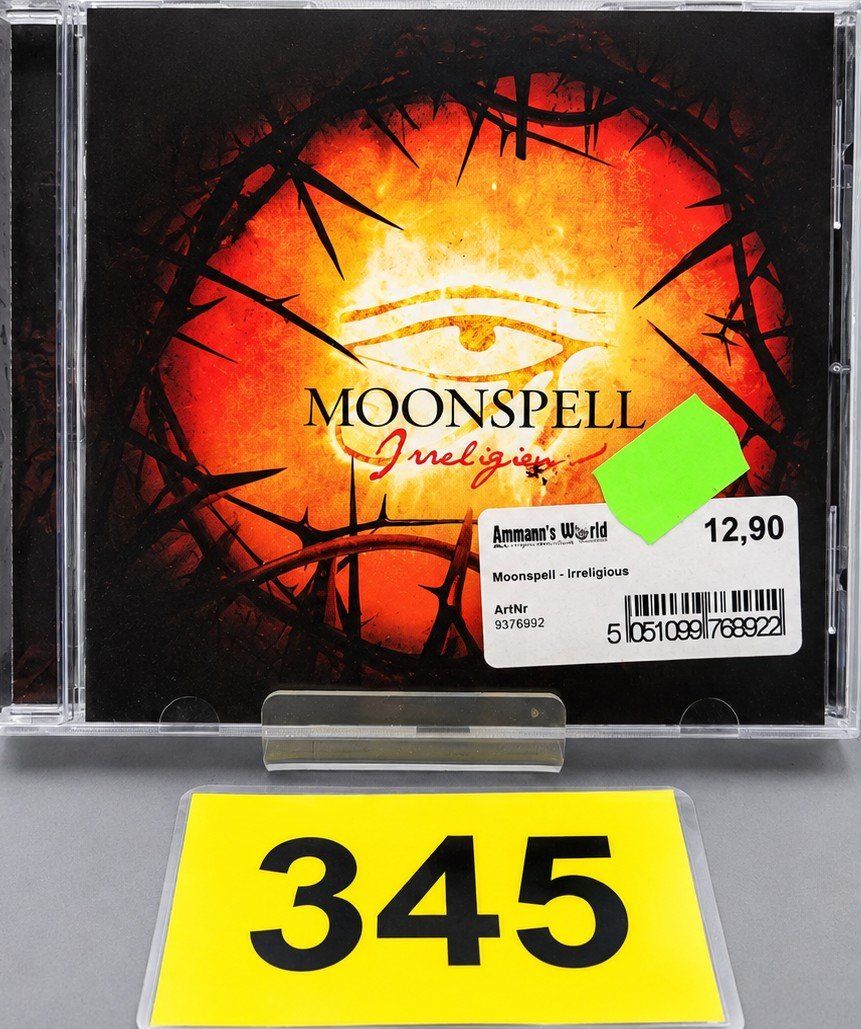 CDs: CD Moonspell "Irreligious", Nr. 345 – Neu und originalverpackt aus Kottwil von Crazyrolf