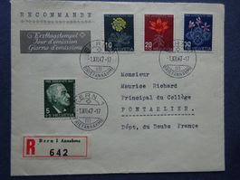 1947 Pro Juventute FDC in schöner Erhaltung