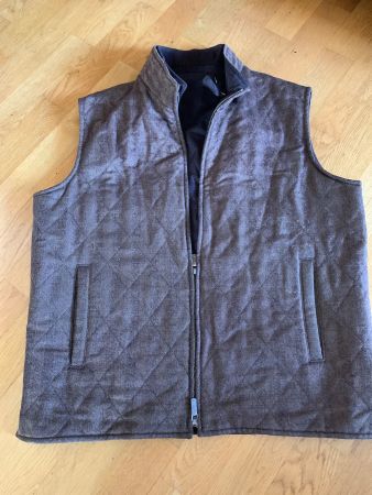 Herren Weste Colombo Urban braun Wolle Gr. 52