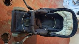 Kinderwagen dunkelblau gebraucht guter Zustand
