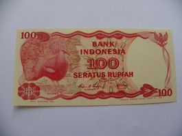 Indonesien Banknote 100 Rupiah, Jahrgang 1984, Unc Zustand