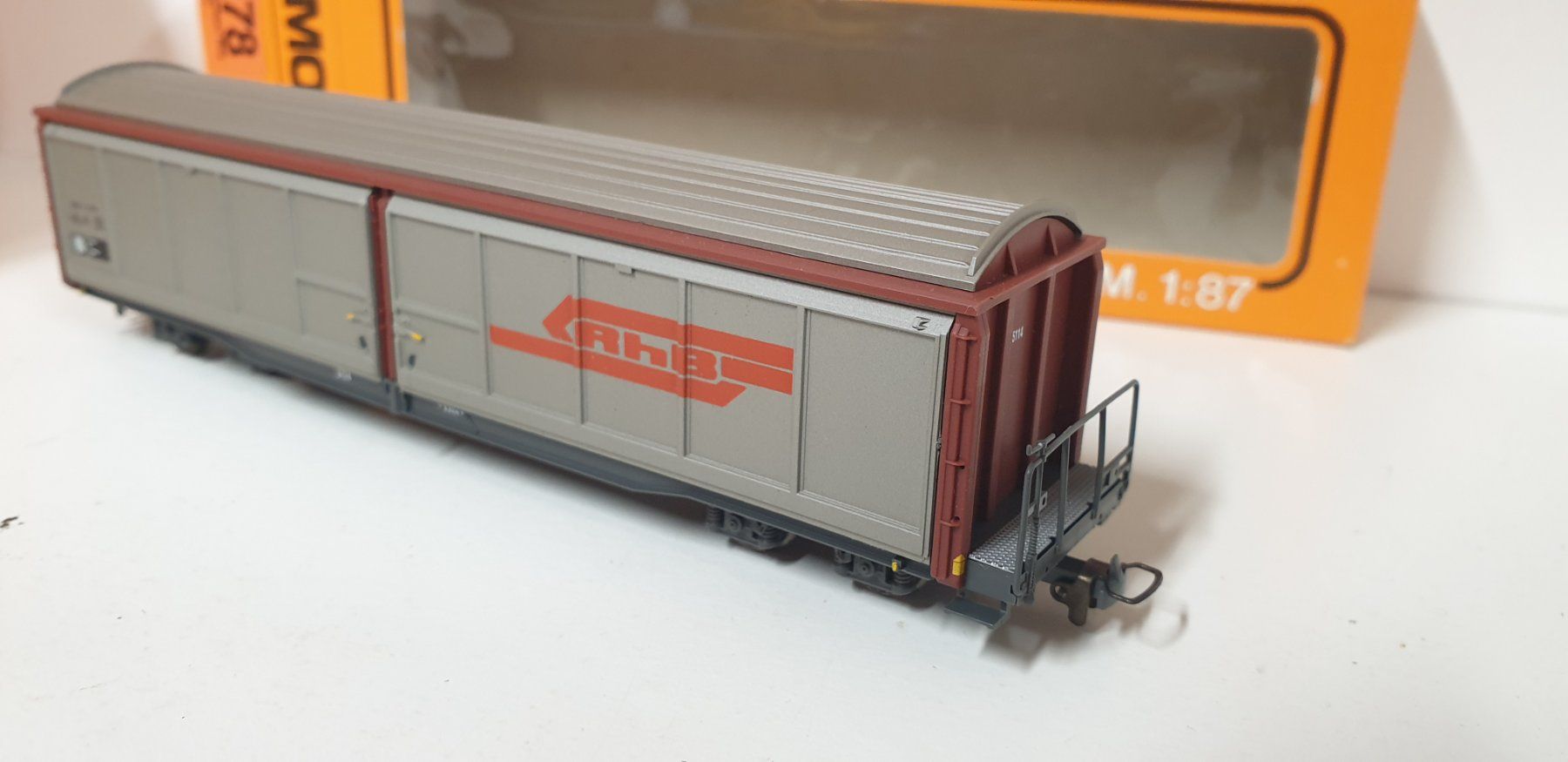 Bemo Modellini di ferrovie: Bemo RhB Güterwagen – Usato da Geroldswil venduto da TopTrain54 6