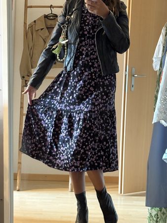 H&M Midi-Blusenkleid XS Neuwertig 
