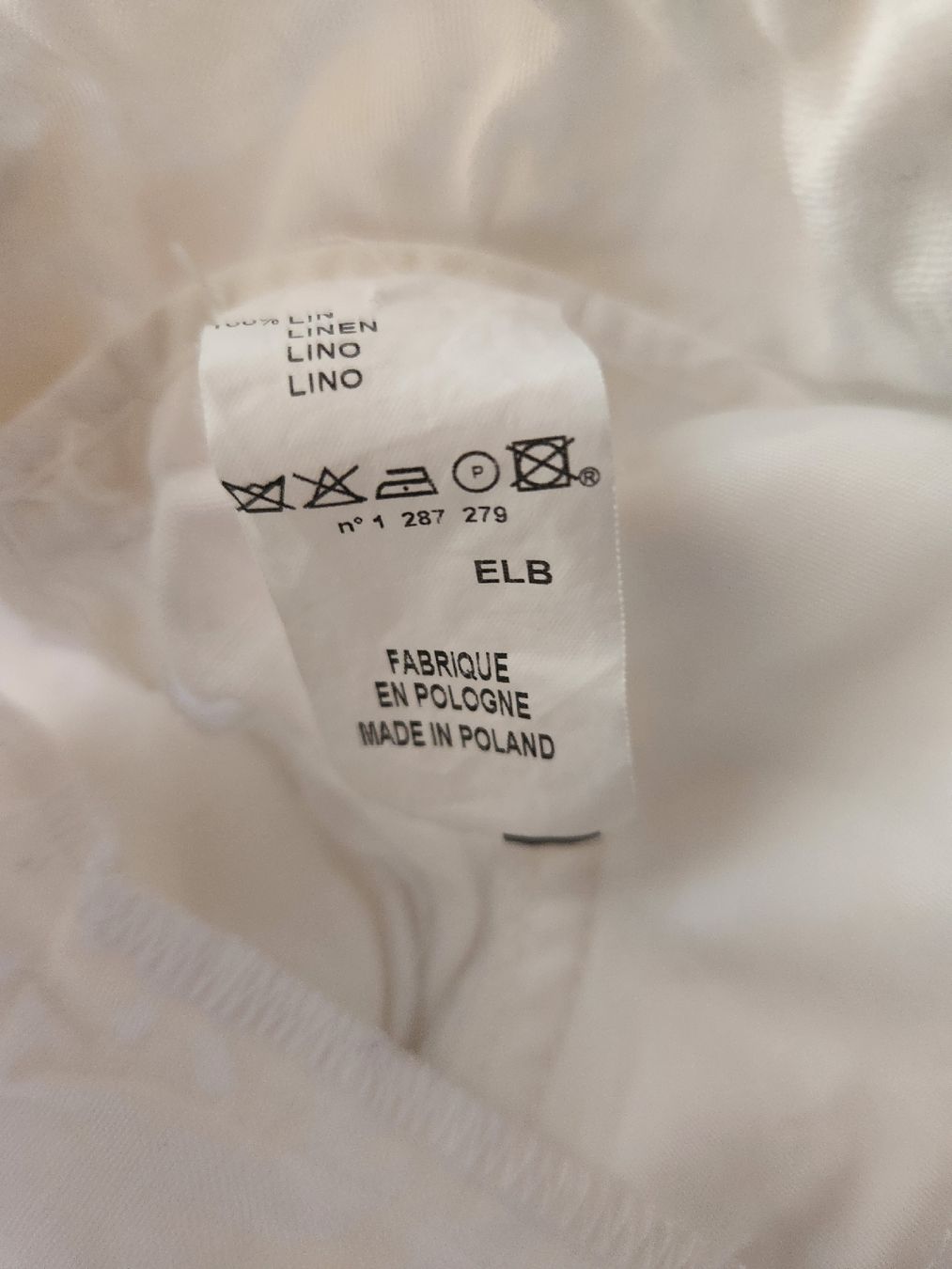 Cacharel Pantaloni: Pantalon blanc en lin Cacharel taille 36  été – Usato da Niedergösgen venduto da Eva2410 7