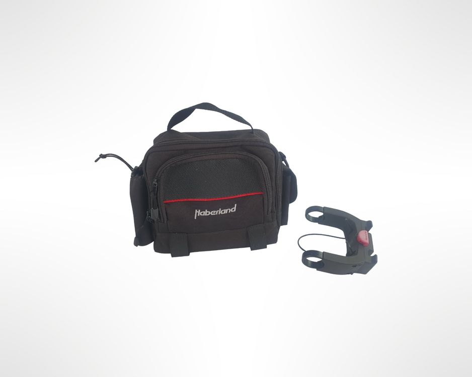 Lenkrad Tasche Fahrrad Haberland Classic Lenkertasche 6L  Schwarz  Mit  KLICKfix Adapter Fr Lenker  Fahrradtasche