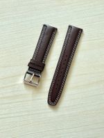 Original Uhrenarmband, braunes Leder, 20mm, neuwertig