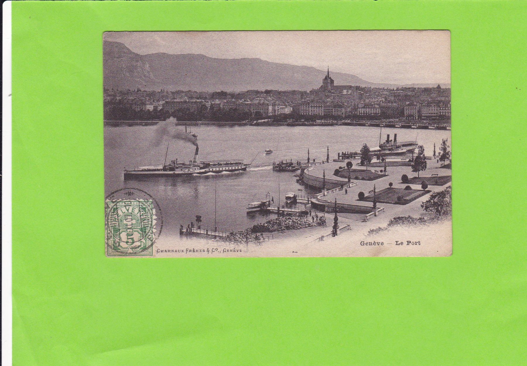 Cartoline postali: Genève-Le Port – Usato da St. Peterzell venduto da neckertal