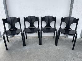 Mid Century Herzstühle Augusto Savino für Pozzi 60er jahre