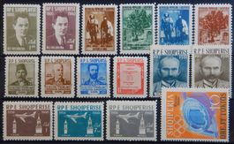 Albanien ex. Kat. 564-838 ** 1958/64 Kat 30 Euro