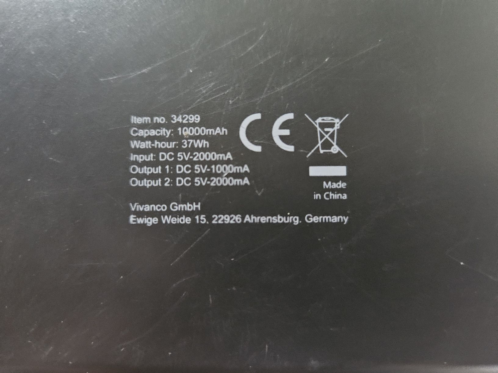 Batterie: Powerbank Vivanco – Usato da Arveyes venduto da sape.online 2