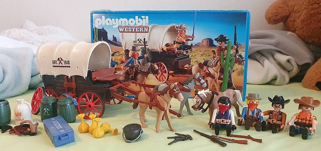 Playmobil Spielzeuge: Playmobil 5248 Überfall mit Planwagen – Gebraucht aus Uitikon Waldegg von sgrimmer