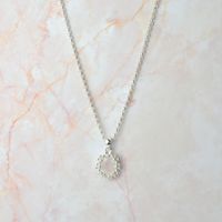 Halskette Silber 925 & Rosenquarz (SK66.CHA189RQ)