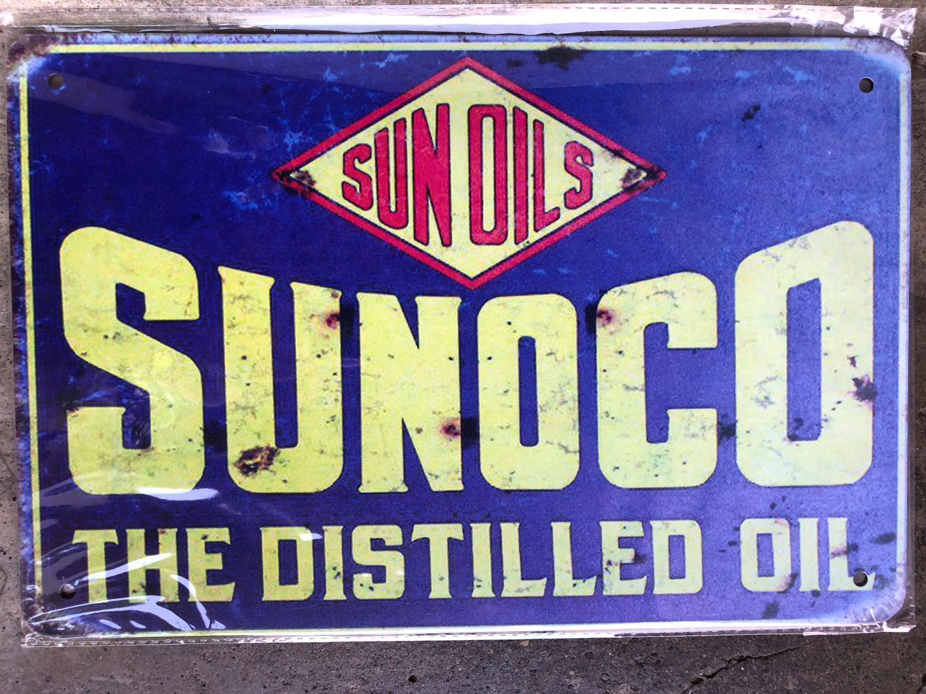 Insegne: Sunoco motor oils classic werbung reklame – Nuovo (secondo la descrizione) da Reinach AG venduto da rares75
