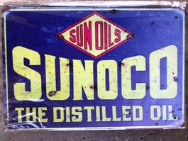 Sunoco motor oils classic werbung reklame