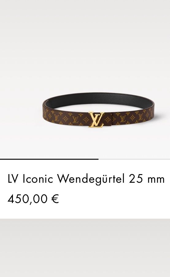 Louis Vuitton Cinture: Louise Vuitton - LV Iconic Wendegürtel 25 mm – Nuovo (secondo la descrizione) da Laufen venduto da li_ga7 1