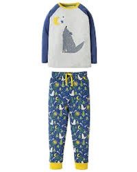 Frugi Pyjama Gr. 7-8 Jahre, GOTS zert. Bio Baumwolle