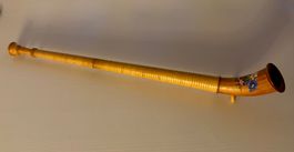 Alphorn Deko Handbemalt Schweiz Folklore Vintage 40cm 👍🏼